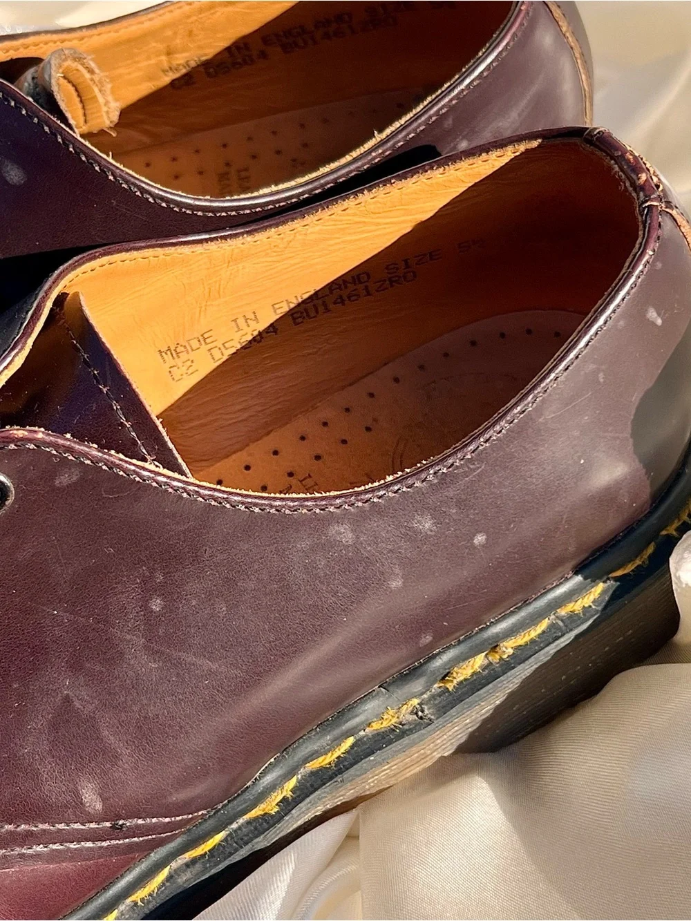 Dr. Martens Oxford leather oxblood men’s 5.5 men’s 6 / women’s 8 unisex